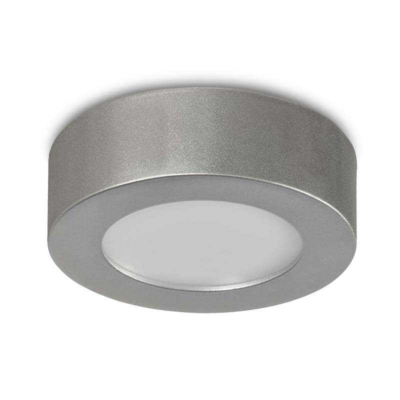 SLIM, PLAFÓN LED REDONDO GRIS 6W-6500K